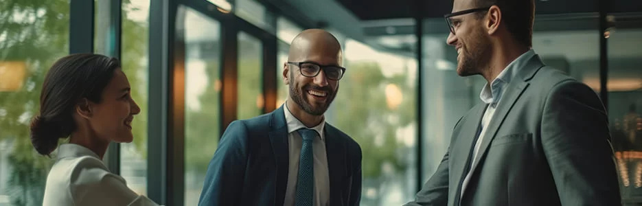 Ilustração conceitual sobre crescimento previsível de receita e aquisição estruturada de clientes em empresas B2B