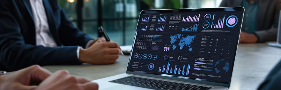 Dashboard ERP com controle financeiro, estoque, vendas e operações integradas