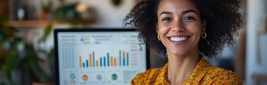 Equipe analisando métricas de marketing digital enquanto revisa processos internos, atendimento ao cliente, vendas e presença digital para aumentar co