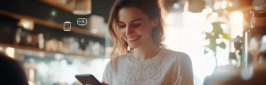 Empresário analisando métricas de redes sociais, leads e conversões em uma estratégia de presença digital integrada para geração de negócios.