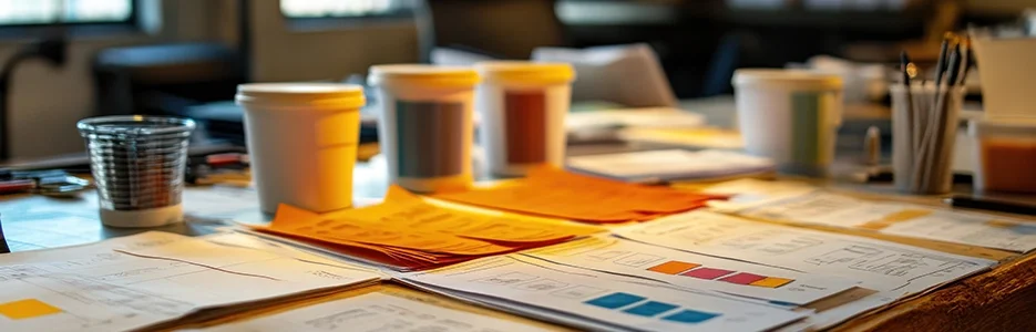 Comparativo visual entre estratégia digital estruturada e abordagem improvisada em empresas de alto desempenho