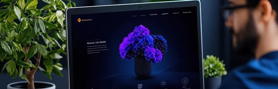 Comparação entre site institucional antigo e site preparado para IA com dados estruturados e Core Web Vitals